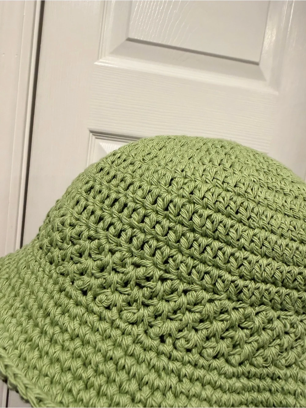 Handmade Crochet Bucket Hat 100% Cotton Lightweight Packable Festival Boho Beach